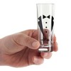 Blue Panda Set of 5 Clear Shot Glasses 2 oz - Groom, Best Man & Groomsman for Bachelor Party Favors Supplies - 4 of 4