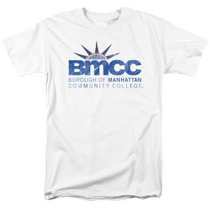 Men's Borough of Manhattan Community College Official Distressed Primary Logo T-Shirt - 1 of 4