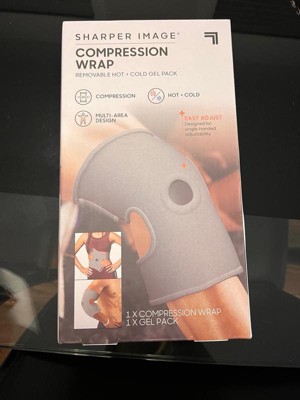 Sharper Image Compression Wrap With Removable Hot And Cold Gel