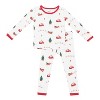 Kyte Baby Long Sleeve Pajamas in Santa Sleigh - 2 of 4