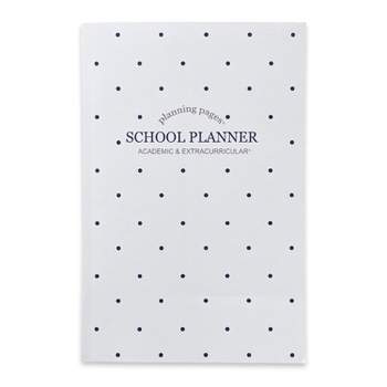 Kahootie Co. It's That Kinda Day School & After School 9" x 6" Monthly & Weekly Planner Navy Polka