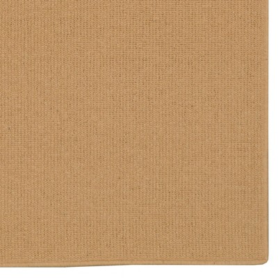 1'9"x2'10" Rhodes Wool Accent Rug Beige - Linon: Farmhouse Style, Low Pile, Indoor, Solid Pattern, Tufted Wool Rug