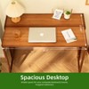 Rbied Bamboo Foldable Desk, Space-Saving Computer Desk Study Table for Small Spaces, Bedroom, Home Office, Dorm, Apartment - 4 of 4