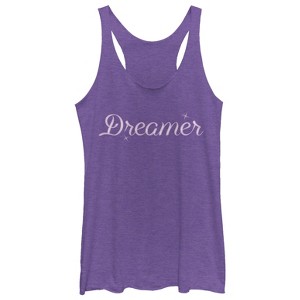 Women's CHIN UP Dreamer Stars Racerback Tank Top - 1 of 3