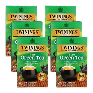 Twinings Pure Green Tea - Case of 6 boxes/20 bags - 1 of 1