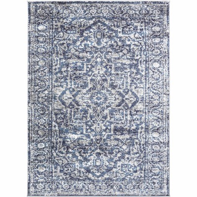 Hauteloom Costigan Traditional Navy Rug