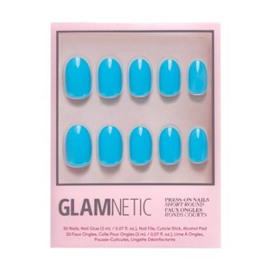 Glamnetic Azure Blue Women's Press-On Nails - Ulta Beauty - 1 of 4