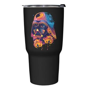 Star Wars Darth Vader Colorful Paint Stainless Steel Tumbler w/Lid