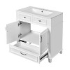 Ridstar 34.1 in. H White Bathroom Storage Cabinet with Soft Closing Doors - 2 of 4