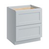 CASAINC 30 in. W x 34.5 in. H x 24 in. D 2 Drawer Soft Close Base Kitchen Cabinet with Full Overlay Front - Plywood Ready to Assemble - 2 of 4