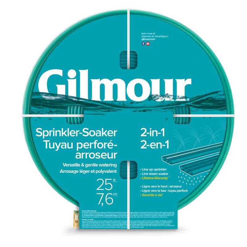 Gilmour 3/8 in. D X 25 ft. L Sprinkler/Soaker Hose, 1 of 2