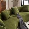 VASIP 4-Seater Sleeper Sofa with Pillows - Green Chenille Fabric Sectional Couch, 30D High Density Sponge (60 Hardness) for Living Room - 2 of 4
