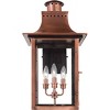 Chalmers 1-Light Aged Copper Outdoor Wall Lantern - 4 of 4