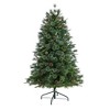 Nearly Natural 4-ft Snowed Tipped Clermont Pine Artificial Christmas Tree - 3 of 4