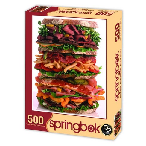 Springbok Snack Stack 500pc Jigsaw Puzzle for sale online 