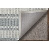 Aberdeen Modern Stripes Gray/White Area Rug - 4 of 4