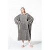 Oversized Wearable Adult Blanket with Sleeves and Hood by Sweet Home Collection® - 2 of 4