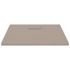VidaXL Shower Base Tray SMC Brown 35.4 in.x35.4 in. - 3 of 4