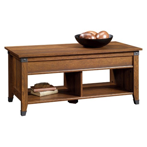 Cherry wood lift top deals coffee table