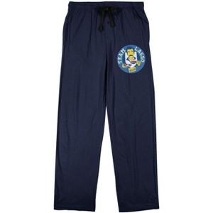 Ted Lasso Believe Badge Men's Navy Sleep Pajama Pants - 1 of 3