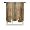 GoodGram Ombre Crushed Satin Sheer Single Window Curtains & Valances - 2 of 4