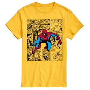 Men's - Marvel - Spider-Man Comic Jump Short Sleeve Graphic T-Shirt - 1 of 4