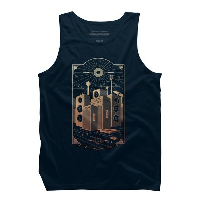 Men's Design By Humans Sound City By Gammaray85 Tank Top
