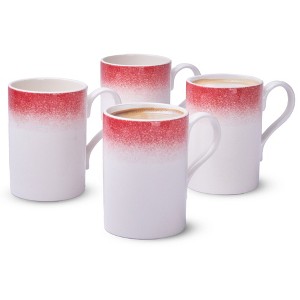 Portmeirion Potter's Mist Breakfast Mug, Set of 4 - Red - 1 of 4