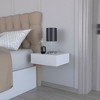 NicBex 15.7 inch Wide Floating Nightstand with 1 Drawer,Wall-Mounted Side Table with Solid Wood Frame,Bedside Table for Bedroom,Living Room - 2 of 4