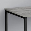 INFURNIC Desks Modern Computer Desk Writing Workstation with Storage Drawers and Metal Legs for Home Office, Grey, 40"*19"*30" - 2 of 4