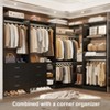 Besiost Set of 3 Closet Organizer System with Wood Drawers, Freestanding Wardrobe with Hanging Rods - 3 of 4