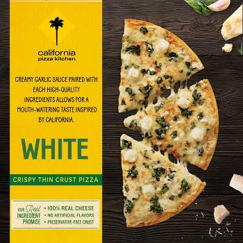 California Pizza Kitchen Thin Crust Frozen White Pizza - 12.6oz