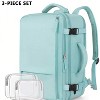 HTUTWOO 1pc Casual Large Capacity Travel Backpack, Simple Laptop Bag For Travel, Lightweight Zipper Backpack,Preppy School Bag,Back to School Bag - 2 of 4
