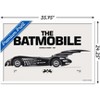 Trends International DC Comics Batman: 85th Anniversary - The Batmobile 1997 Framed Wall Poster Prints - 3 of 4