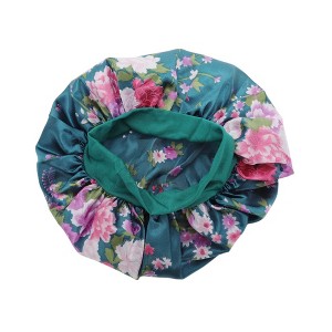 Unique Bargains High Elasticity Print Shower Cap 1 Pc - 1 of 4