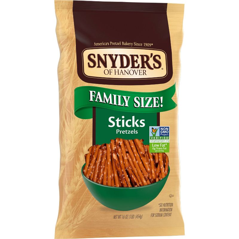 Snyder&#39;s of Hanover Pretzel Sticks Family Size - 16oz, 4 of 6
