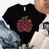 Simply Sage Market Women's Colorful Flower Apple Short Sleeve Graphic Tee - 3 of 4