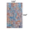 FONTOI Washable Area Rugs with Non-slip Backing, Indoor Bohemia Rugs, Foldable Low-Pile Rugs for Living Room Bedroom, Multicolored, 144"*0.14"*108" - 3 of 4