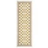 Checkered Area Rugs for Living Room Soft Modern Geometric Rug Non-Slip Low Pile Carpet for Bedroom, Dining Room - 3 of 4