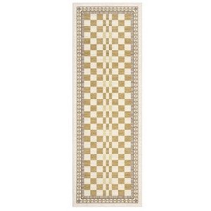 COZONY Washable Modern Abstract Checkered Low Pile Area Rug for Living Room Bedroom Dining Room - 1 of 4