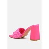 Lust Look Braided Satin Block Women Sandals - 3 of 4