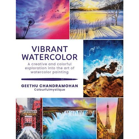 Vibrant Watercolor - (Paint with Me) by Geethu Chandramohan (Paperback)