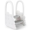 Toddler Step Stool for Bathroom Sink, Adjustable 2 Step Stool ith Handles and Non-Slip Pads for Kids Toilet Potty Training - 3 of 4