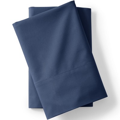Lands' End 400 Thread Count Organic Cotton Percale Pillowcases