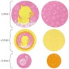 Big Dot of Happiness Pink Ducky Duck - Girl Baby Shower or Birthday Party Giant Circle Confetti - Party Decorations - Large Confetti 27 Count - 2 of 4