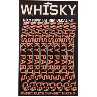 Whisky Parts Co. 100w Rim Decal Kit Orange