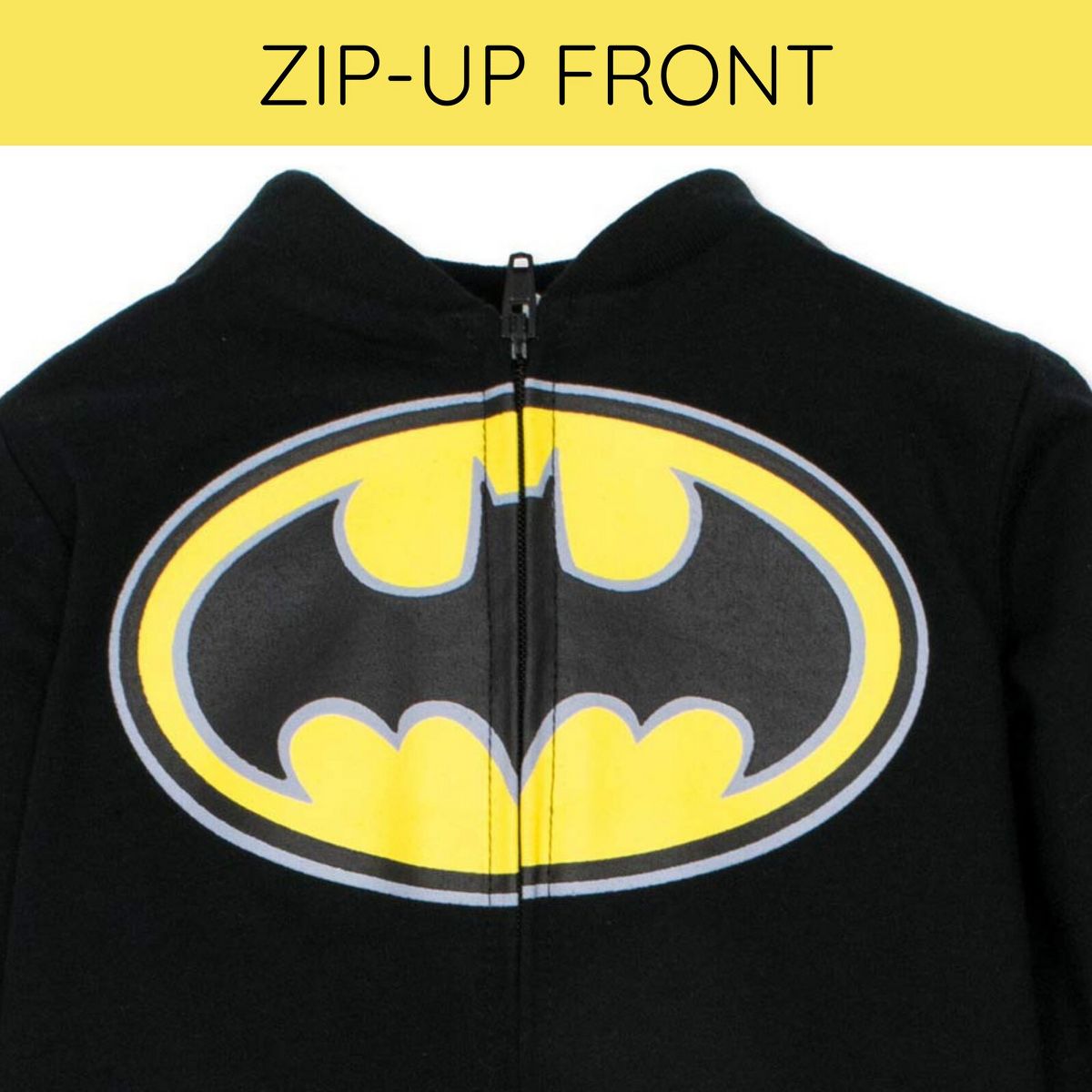 WARNER BROS Justice League Toddler Boy or Girl Cosplay Coverall and Cape Set - thumbnail 6