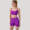 Anna-Kaci Active Women's Scoop Neck Sports Bra with Adjustable Spaghetti Straps Removable Padding - 3 of 4