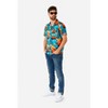 OppoSuits Men's Halloween Shirt - Short Sleeve Hawaiian Shirt - 3 of 4