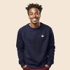 Dalix Cappuccino Embroidered Fleece Crewneck Long Sleeve Sweatshirt Mens - 2 of 4